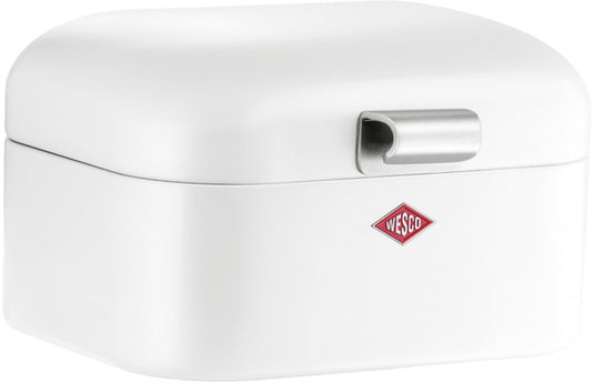 Wesco mini grandy broodtrommel | 2 liter - maat s | metaal - wit | brooddoos