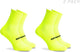 Rogelli essential fietssokken - 2-pack - fluorgeel - 36 39