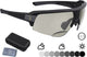 Bbb cycling fietsbril op sterkte impulse reader ph - fietsbril meekleurende glazen - fietsbril heren en dames met fotochromatische glazen op sterkte - sportbril met leesgedeelte +2.0 - mat zwart - bsg-64ph