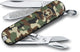 Victorinox klein zakmes met schaar en schroevendraaier - 7 functies - classic sd - camouflage