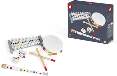 Janod - confetti - muziekinstrumenten set - voor kleine muzikanten