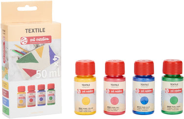 Talens art creation textielverf parel 4x50ml