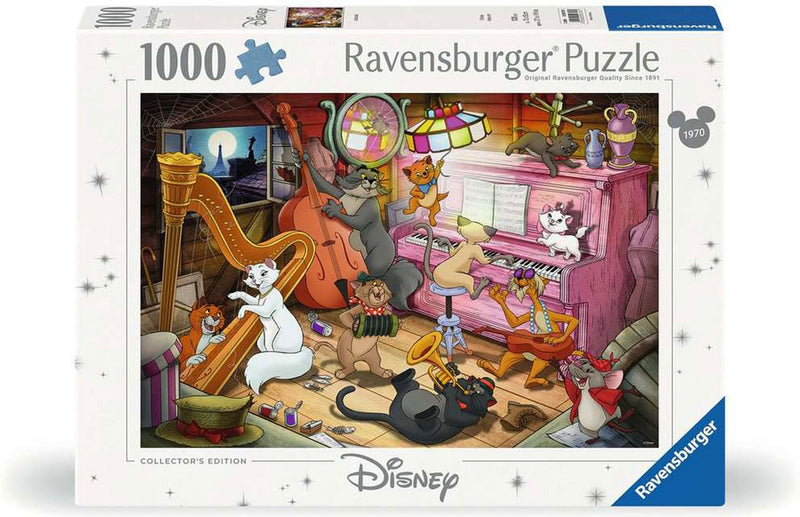 Load image into Gallery viewer, Ravensburger puzzel disney aristocats 1000 stukjes cartoon.
