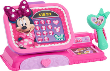 Just play disney minnie mouse bowtique kassa – speelgoedkassa met geluid accessoires