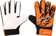 Avento keepershandschoenen - junior - oranje zwart - maat m - pu grip