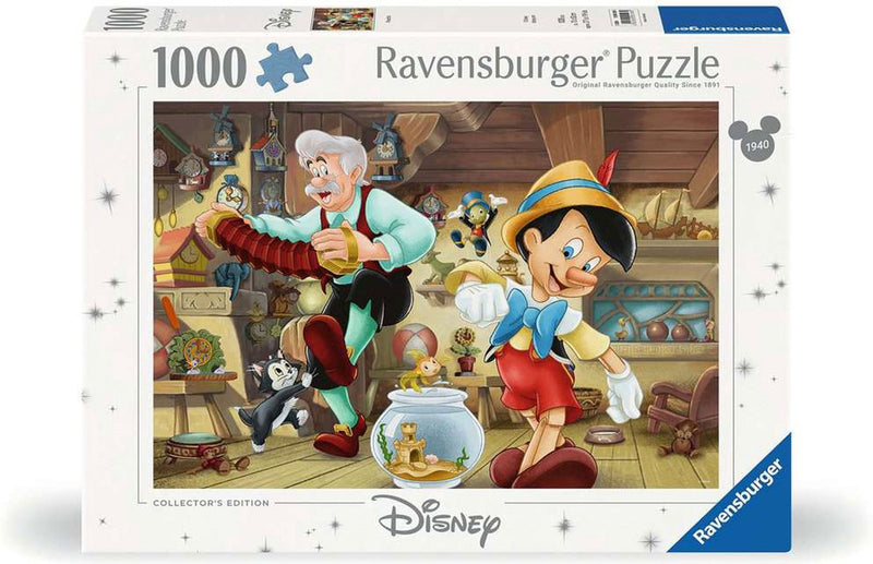 Load image into Gallery viewer, Ravensburger legpuzzel disney pinokkio 1000 stukjes puzzel volwassenen.
