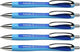 Schneider schrijfwaren schneider balpen - slider rave - penpunt xb - lijnbreedte 1,4mm - blauw - 5 stuks - s-132503-5