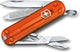 Victorinox classic sd transparent zakmes - fire opal - 7 functies