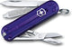Victorinox classic sd transparent zakmes - persian indigo - 7 functies