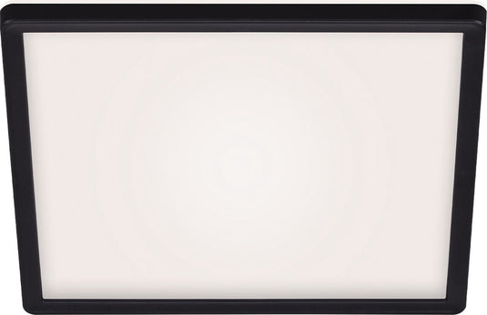 Briloner slim - led plafonniére - plafondlamp - 4000k - 18w - wit-zwart