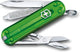 Victorinox classic sd transparent zakmes - green tea - 7 functies