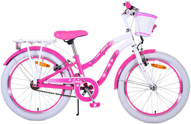 Load image into Gallery viewer, Volare Lovely Kinderfiets - Meisjes - 20 inch - Roze - Twee handremmen
