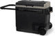 Steamy -e dual zone roller elektrische compressor koelbox op wielen - dual zone - 58 liter - 12v en 230v - voor auto en camping - zwart