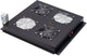 Digitus dn-19 fan-2-b-n rack-toebehoren ventilatiepaneel