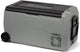 Steamy -e dual zone roller elektrische compressor koelbox op wielen - 32 liter - 12v en 230v - voor auto en camping - grijs