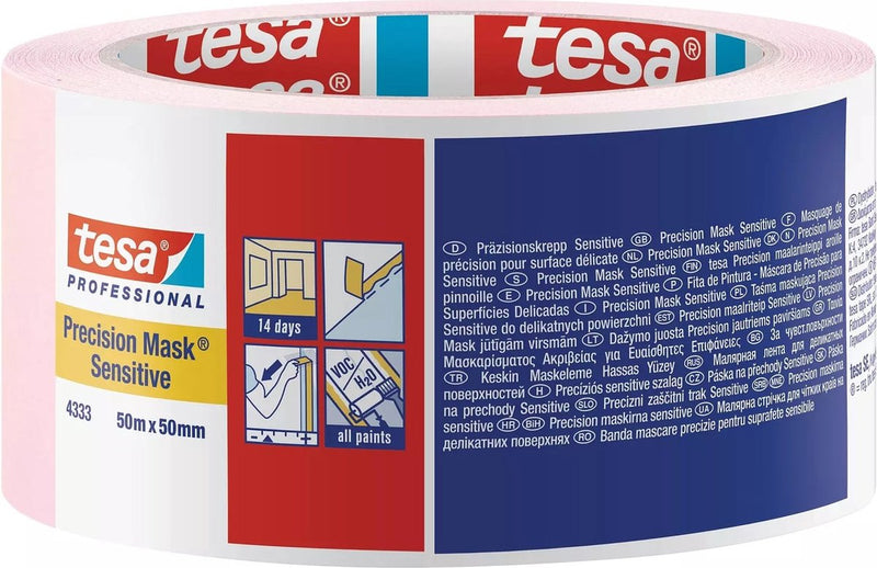 Load image into Gallery viewer, Tesa professional tesa precision sensitive 04333-00021-02 maskeertape präzisionskrepp lichtroze (l x b) 50 m x 50 mm 1 stuk(s)
