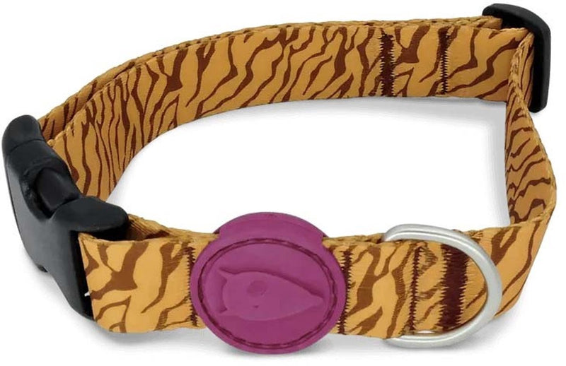 Load image into Gallery viewer, Morso halsband hond gerecycled jungle drum oranje
