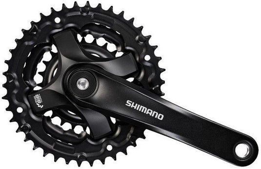 Shimano crankstel 6 7 8 speed tourney fc-ty501 met 170mm crankarm 48 x 38 x 28t - zwart