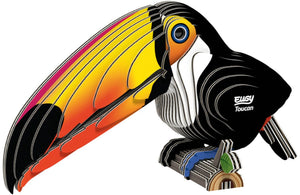 Eugy 3d puzzel - toekan - vogels - duurzaam - verzamel ze allemaal - 6 jaar