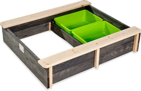 Exit toys exit aksent houten zandbak 94x77cm - zandbak voor buiten - kinderzandbak - fsc hout - tuin