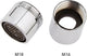 Tiger splash eco waterbesparende straalregelaars set wastafelkraan - m16 en m18 - chroom