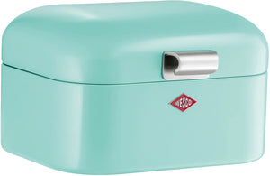 Wesco mini grandy broodtrommel | 2 liter - maat s | metaal - mint | brooddoos