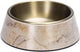 Designed by lotte meis voerbak hond - drinkbak eetbak hond - hondenvoervak - melamine rvs - beige - 350 ml