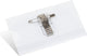 Kangaro naambadge - 40x75mm - met clip, speld en insteekkaartjes wit - doos 24 stuks