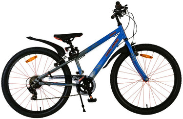 Volare rocky kinderfiets - 24 inch - blauw - 7 speed