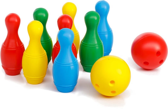 Paradiso toys maxi bowling set (8 + 2 balls)