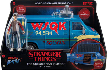 Jazwares stranger things - world of figure vehicle packs - steve with van accys