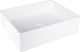 Differnz solid wastafel – opbouw – 48.5 x 38 x 14 cm – wit