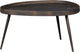 Woood crude bijzettafels - zink - antique bronze - 39x71x52