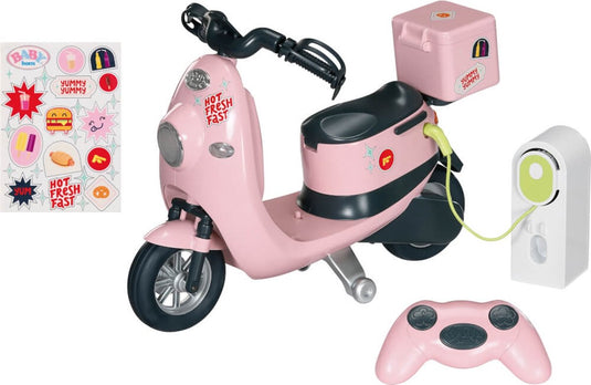 Baby born rc e-scooter roze zwart