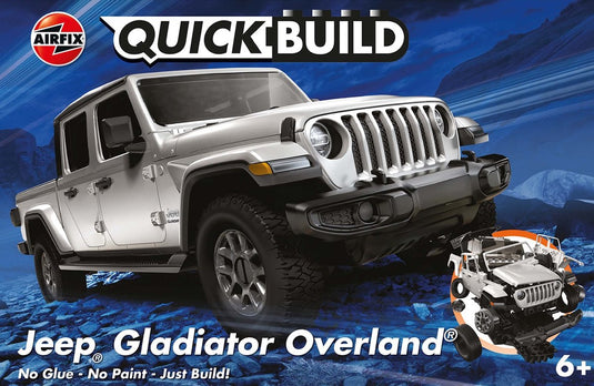 Airfix modelbouwpakket - j6039 quickbuild jeep gladiator jt overland plastic - - modelbouw
