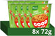 Knorr good pasta - tomaat mozzarella - zonder smaakversterkers, kleurstoffen en conserveermiddelen - 8 x 72 g