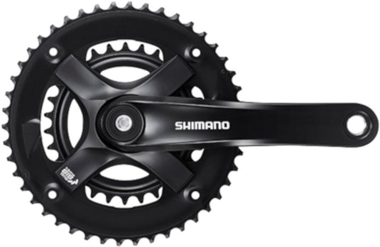 Shimano crankstel tourney ty501 46-30t 7 8s 170 mm zwart