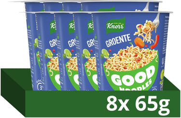 Knorr good noodles - groente - klaar in 3 minuten - 8 x 65 g