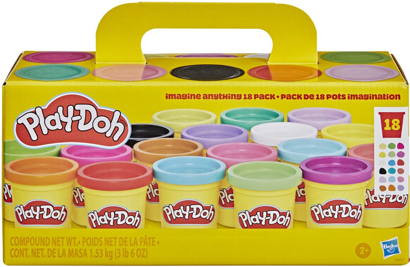 Load image into Gallery viewer, Play-doh stel je alles voor - 18 kleipotjes
