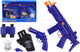 Johntoy politie speelset deluxe met geluid blauw 6-delig