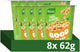 Knorr good pasta - kaas jalapeño - klaar in 5 minuten - 8 x 62 g