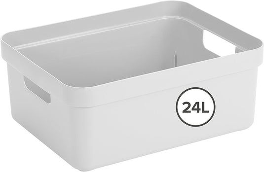 Sunware sigma home opbergbox 24l - 44.5x34.5x18.3 cm - wit