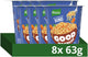 Knorr good noodles - rund - klaar in 3 minuten - 8 x 63 g