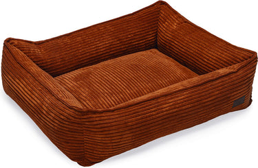 Designed by lotte ribbed - hondenmand - terracotta - 80x70x22 cm