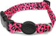 Morso halsband hond gerecycled bubble leo roze