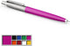 Parker jotter originals balpen | klassieke magenta afwerking | medium punt met blauwe inkt | 1 stuk