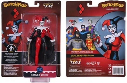 The noble collection dc comics - bendyfigs - harley quinn jester outfit