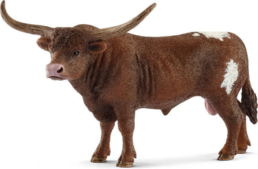 Schleich farm world - texas longhorn stier - speelfiguur - kinderspeelgoed voor jongens en meisjes - 3 tot 8 jaar - 13866