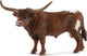 Schleich farm world - texas longhorn stier - speelfiguur - kinderspeelgoed voor jongens en meisjes - 3 tot 8 jaar - 13866
