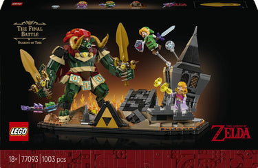 Lego ® the legend of zelda™: ocarina of time™ – the final battle - model kit for adults - 77093
